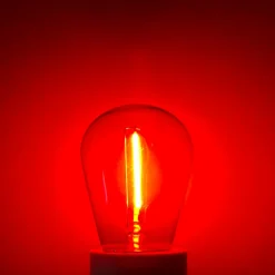 Bombilla LED Filamento - S14 E27 - 1W - Cristal de colores