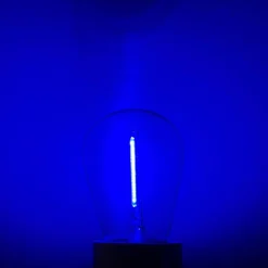 Bombilla LED Filamento - S14 E27 - 1W - Cristal de colores