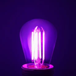 Bombilla LED Filamento - S14 E27 - 4W - Cristal de colores