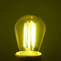 Bombilla LED Filamento - S14 E27 - 4W - Cristal de colores