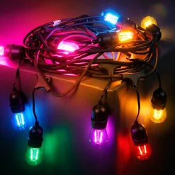 Bombilla LED Filamento - S14 E27 - 4W - Cristal de colores