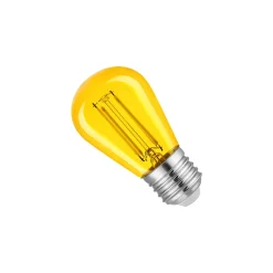 Bombilla LED Filamento - S14 E27 - 4W - Cristal de colores