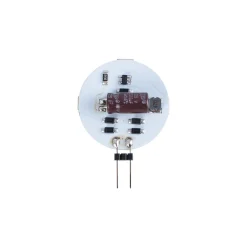 Bombilla LED G4 bi-pin circular plana 12V AC/DC - 2,5W