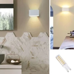 Bombilla LED G9 tubular 220-240V AC - 6W