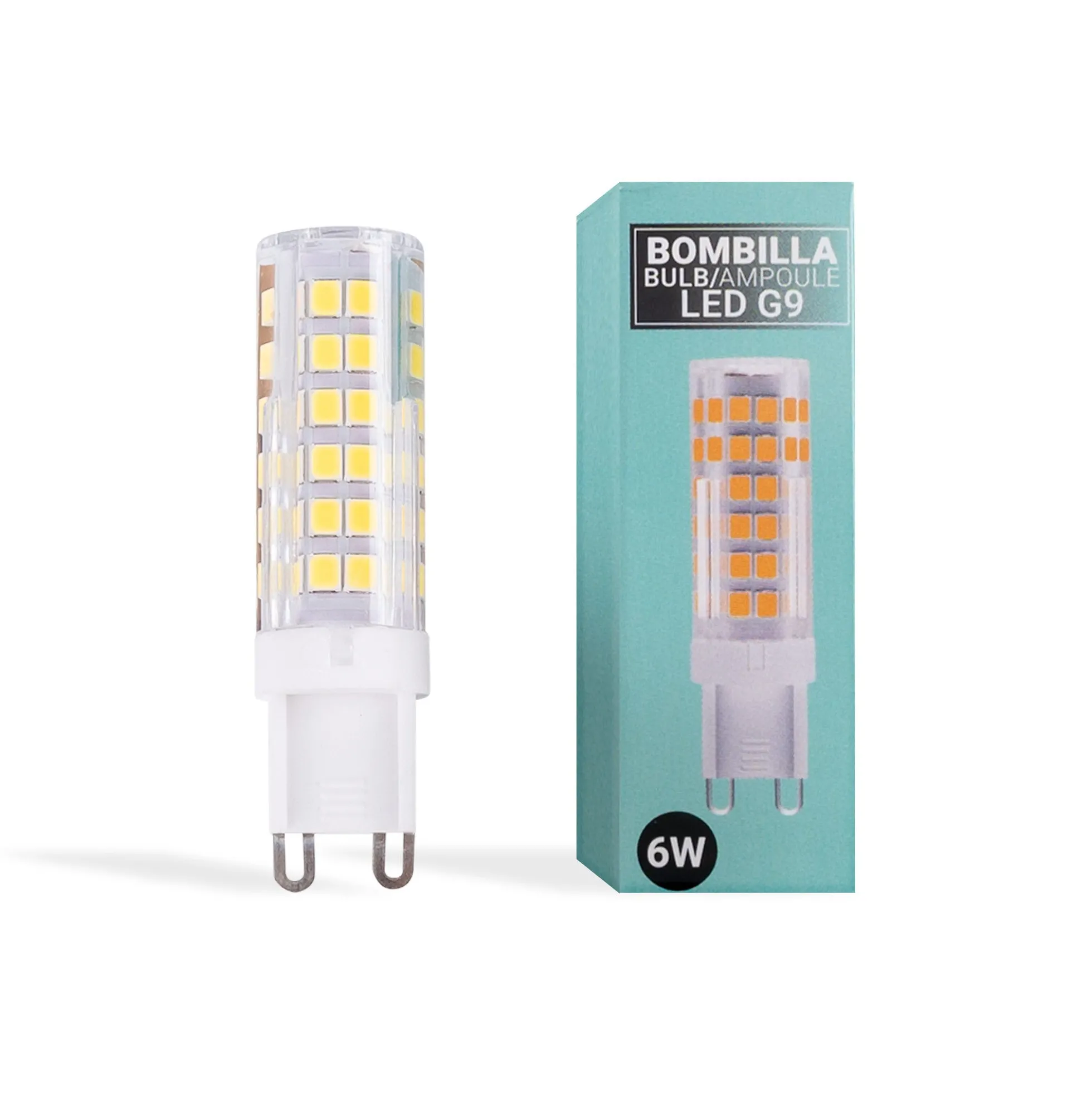 Bombilla LED G9 tubular 220-240V AC - 6W