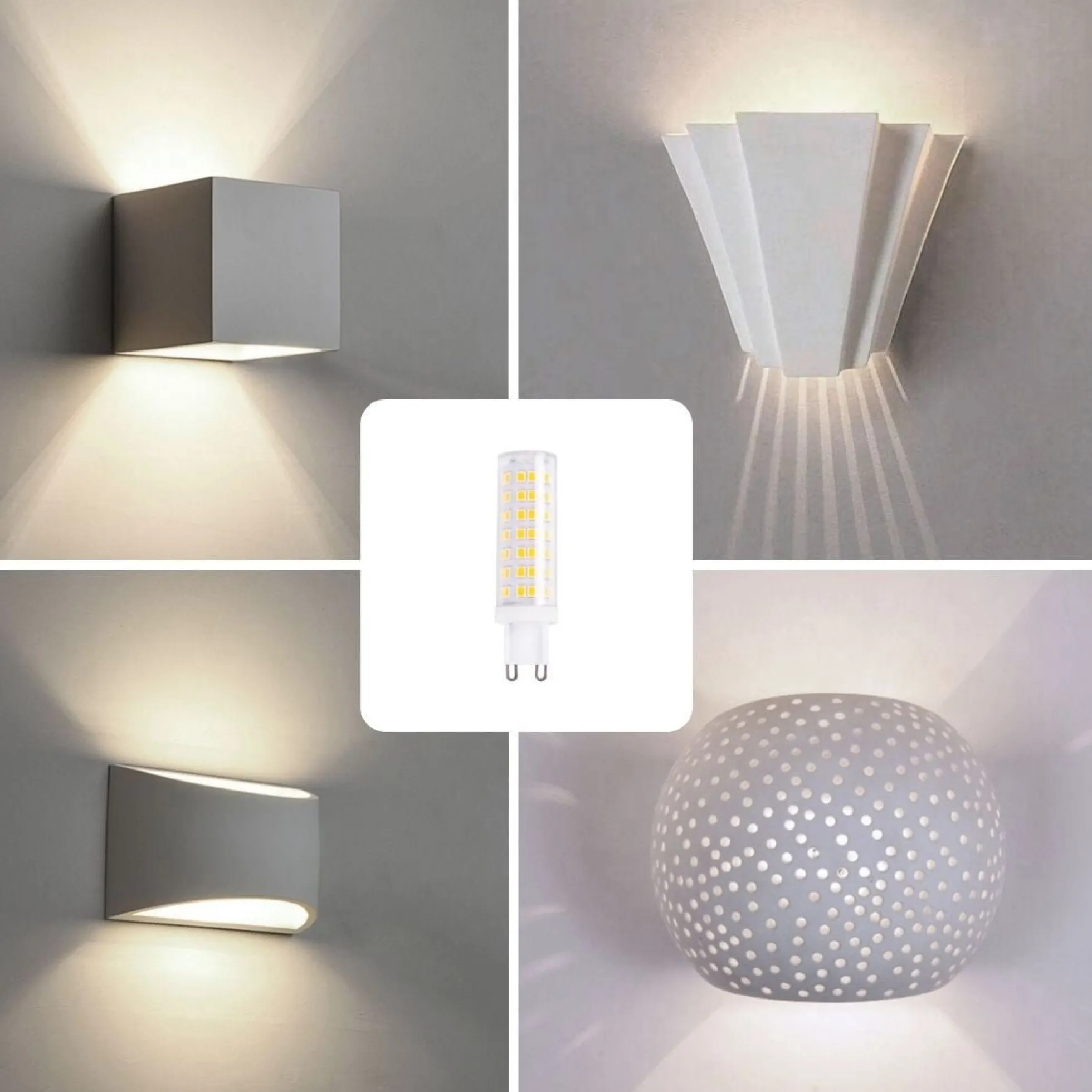 Bombilla LED G9 tubular 220-240V AC - 6W
