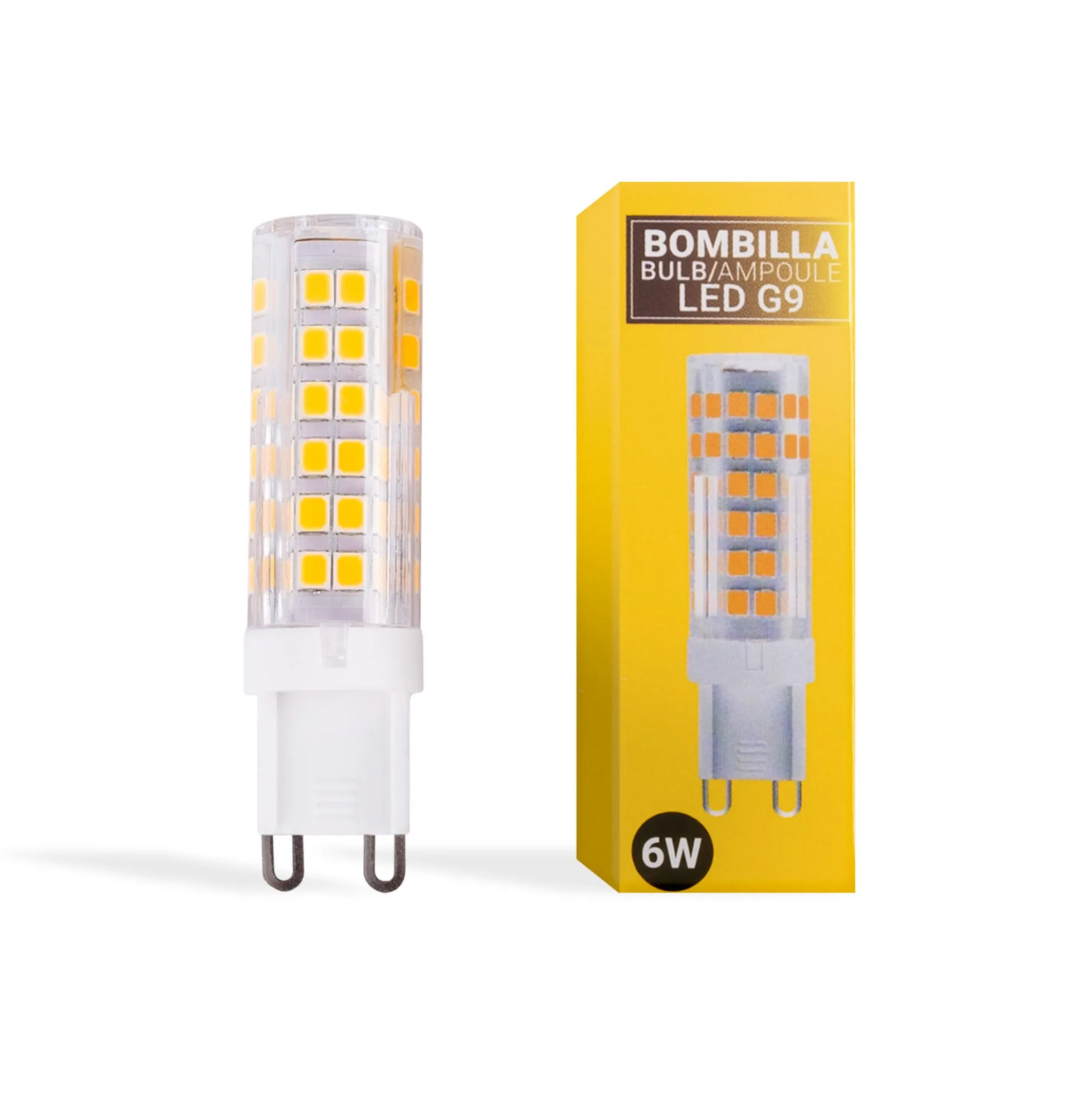 Bombilla LED G9 tubular 220-240V AC - 6W
