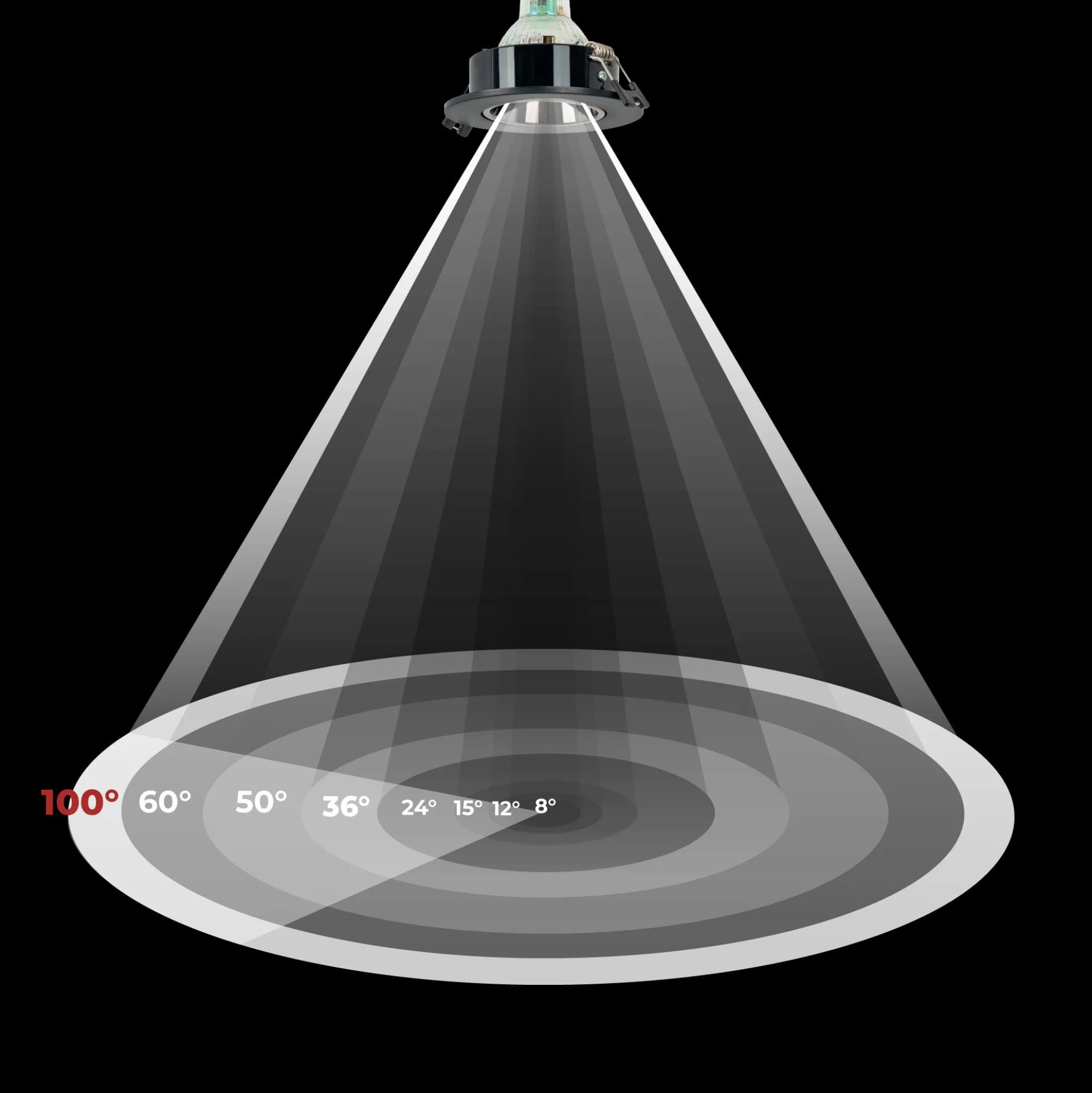Bombilla LED GU10 PAR16 - 6W - Intensidad regulable - 700lm - 100°