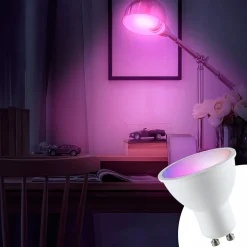 Bombilla LED GU10 RGBW inteligente - 5W - Con control remoto