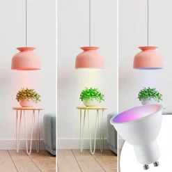 Bombilla LED GU10 RGBW inteligente - 5W - Con control remoto