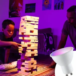 Bombilla LED GU10 RGBW inteligente - 5W - Con control remoto
