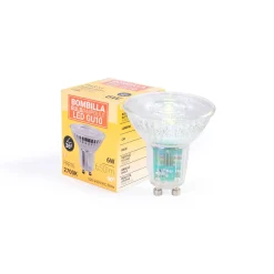 Bombilla LED GU10 6W cristal - 130lm/W - PAR16 - 36°