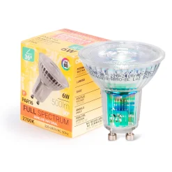 Bombilla LED GU10 6W Full Spectrum 
