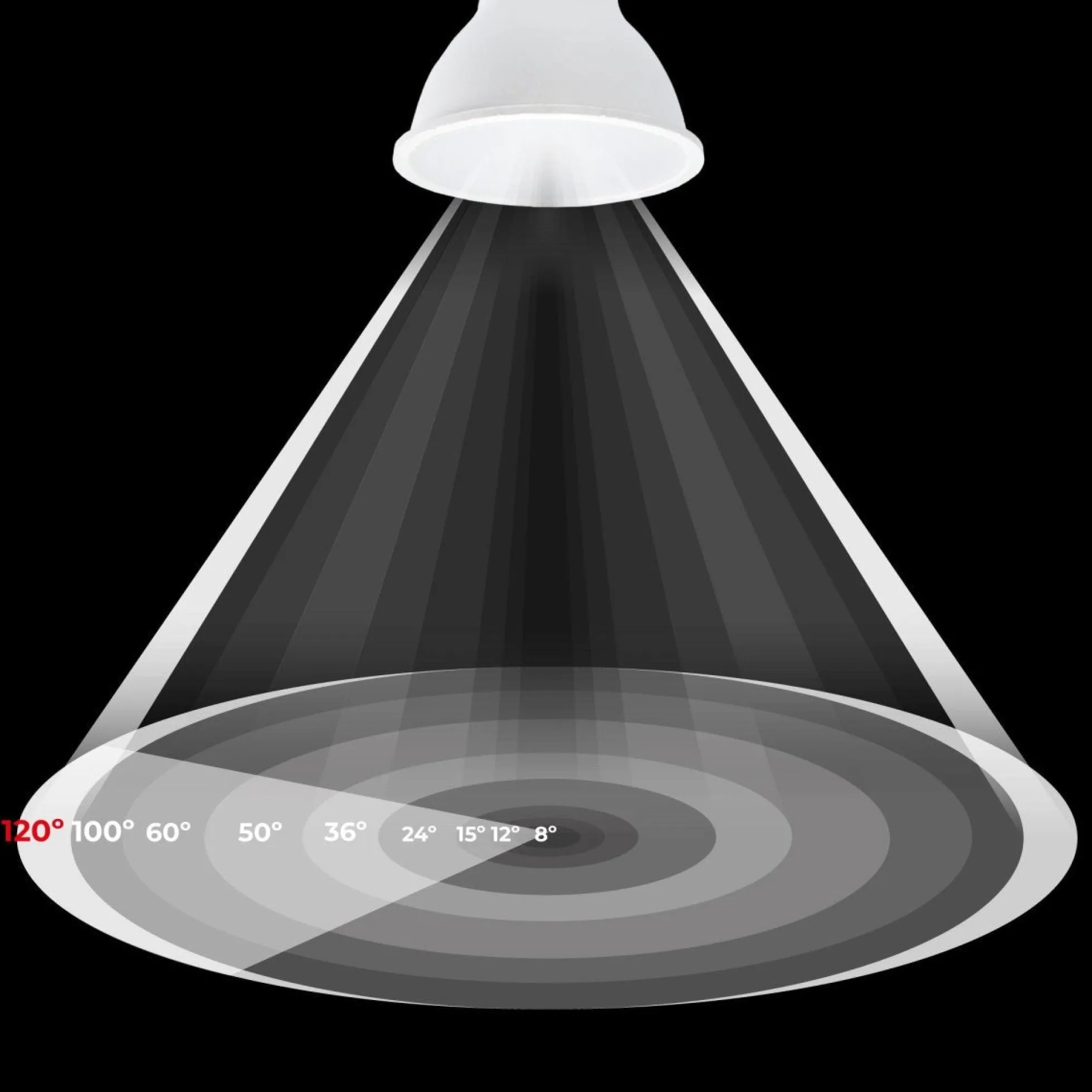 Bombilla LED GU10 - 6W - Regulable - 120º