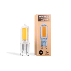 Bombilla LED G9 220-240V AC - COB - 360º - 2W