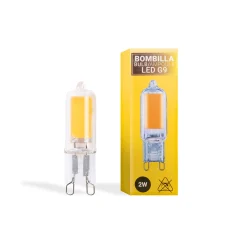Bombilla LED G9 220-240V AC - COB - 360º - 2W