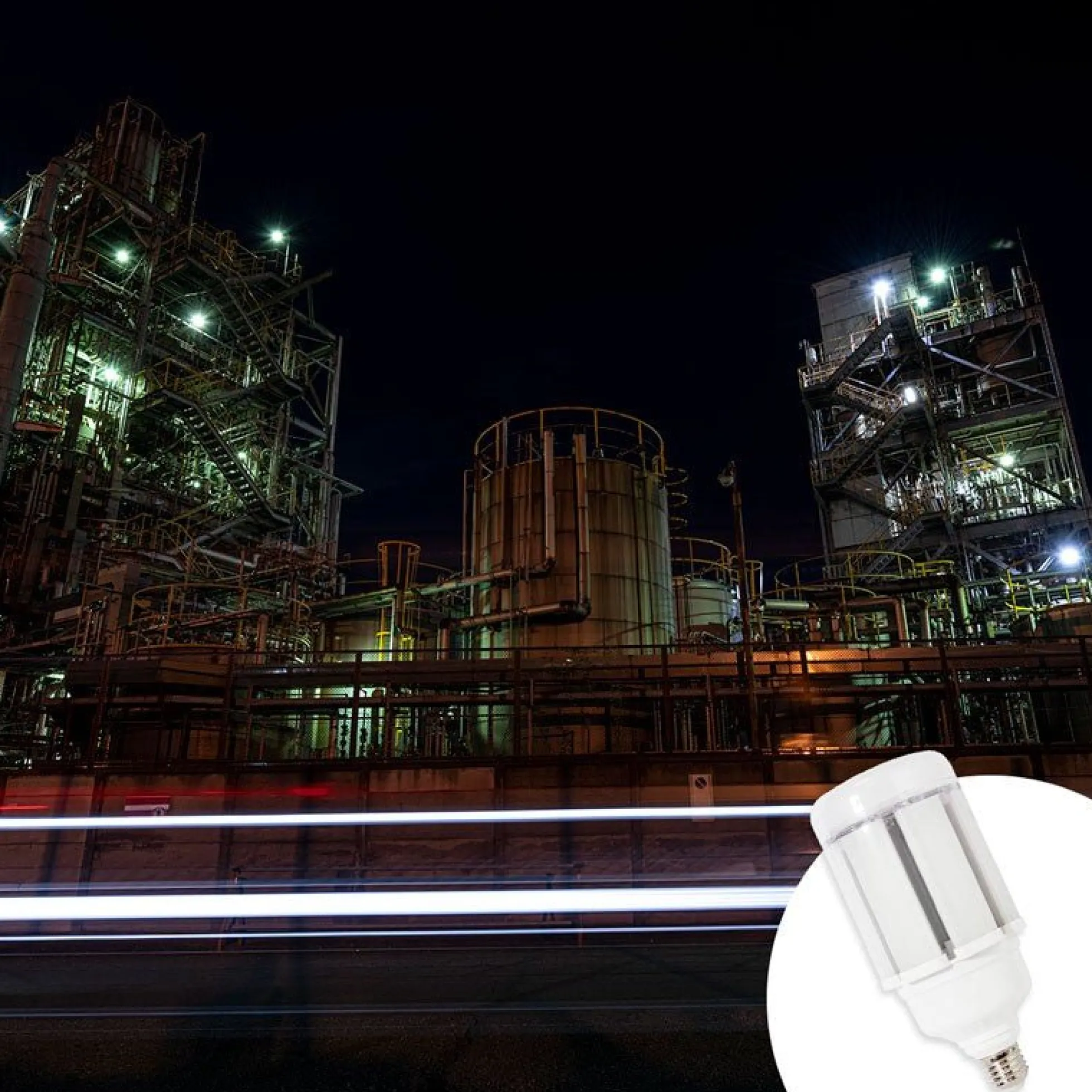 Bombilla LED industrial E27 "CORN" - DL96 - 50W - 180-265V