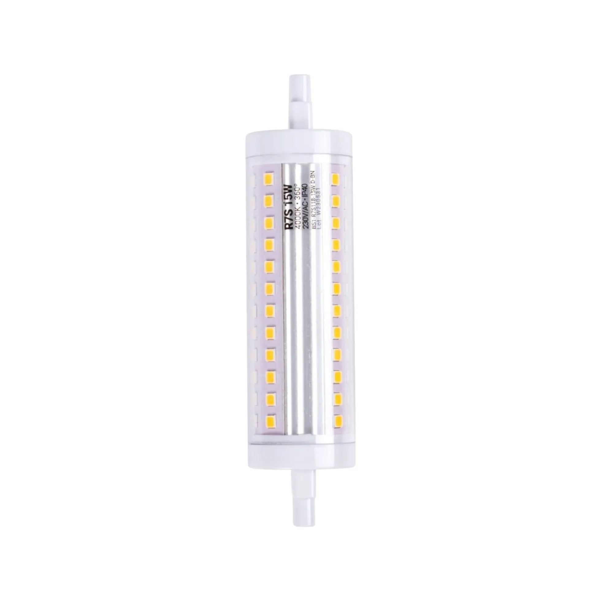 Bombilla LED R7S regulable 118mm - 1700lm - 230V - 15W
