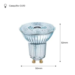 Bombilla LED VALUE PAR16 50 GU10 36º 4,3W 6500K