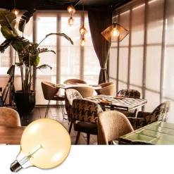 Bombilla LED Vintage Globo de Filamento E27 G125 6W