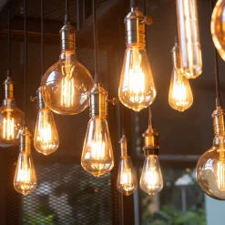 Bombilla LED Vintage Globo Filamento - E27 G125 - 6W - Regulable