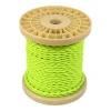 Cable eléctrico decorativo trenzado textil 2x0,75 verde