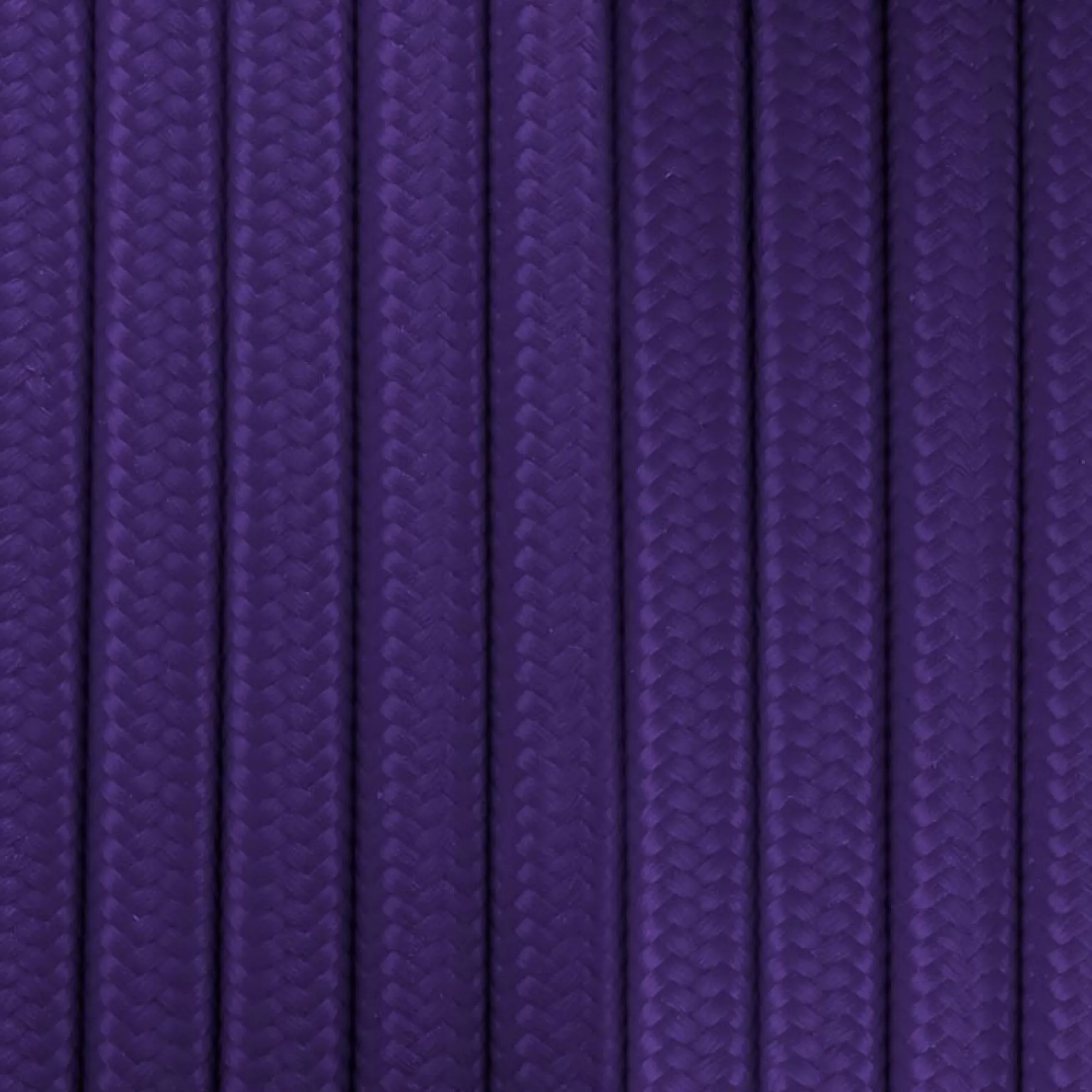 Cable eléctrico redondo revestido de algodón Violeta