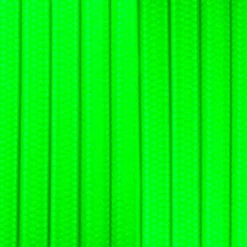 Cable eléctrico redondo revestido de algodón Verde Cítrico