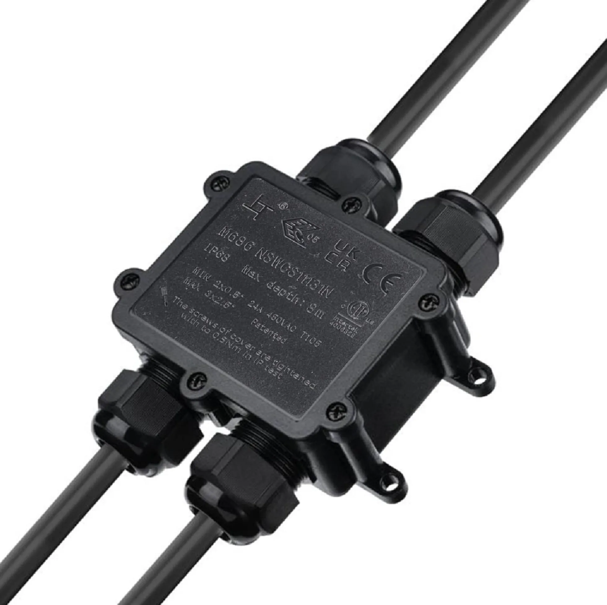 Caja de conexión impermeable en H - IP68 - 0.5 - 2.5mm²