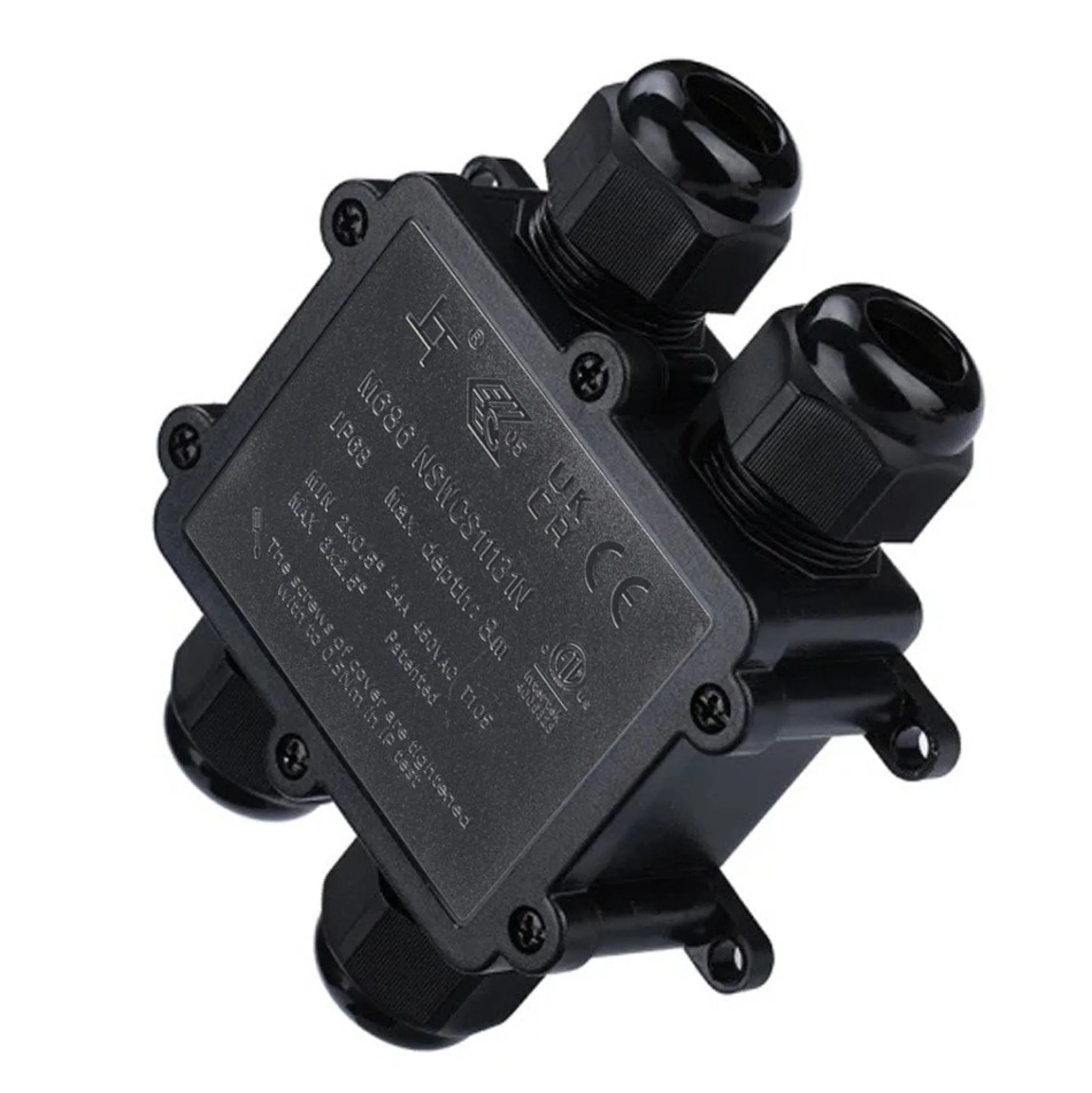 Caja de conexión impermeable en H - IP68 - 0.5 - 2.5mm²