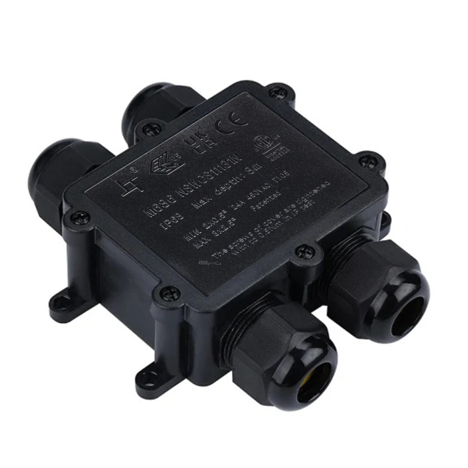 Caja de conexión impermeable en H - IP68 - 0.5 - 2.5mm²