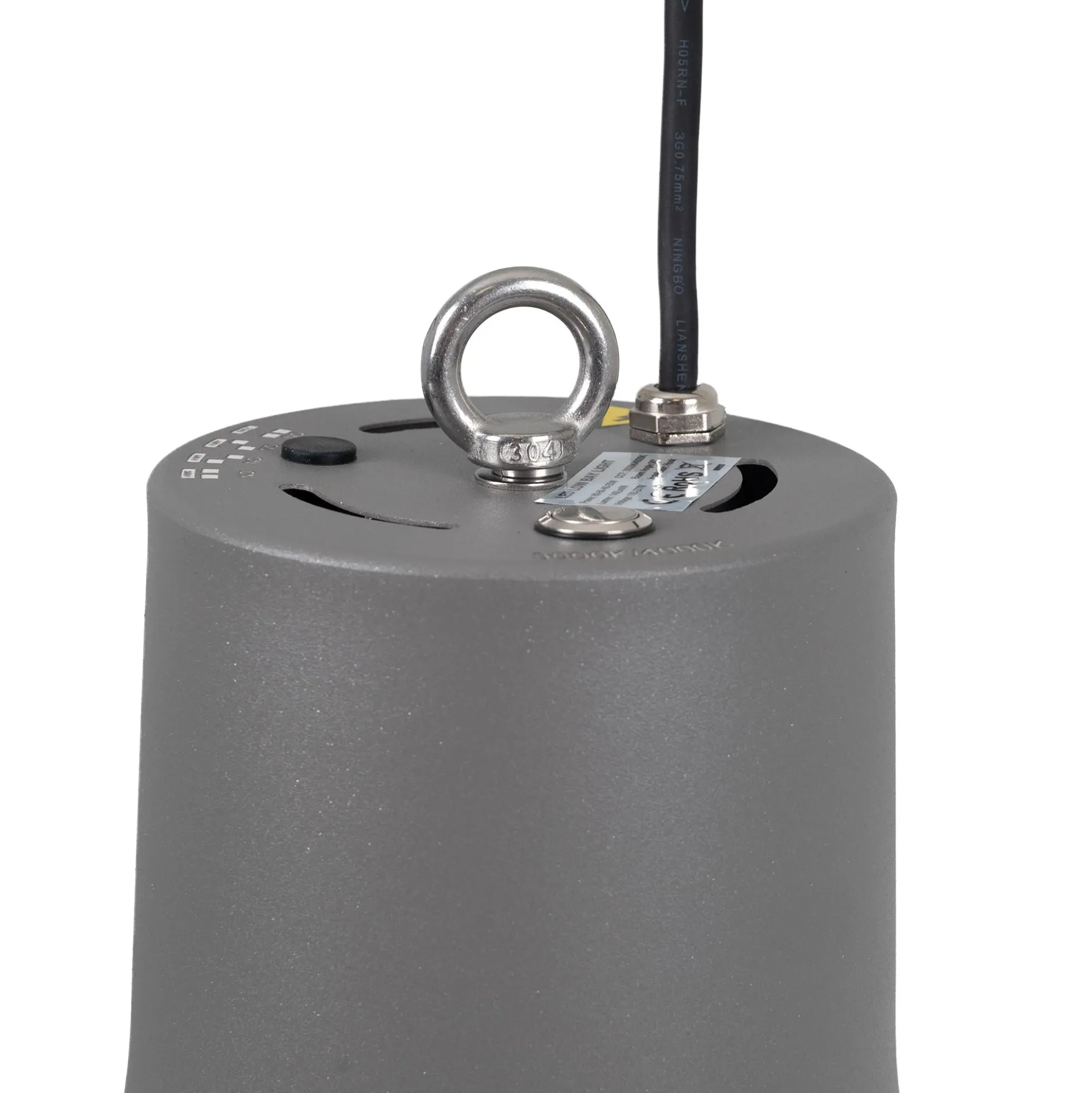 Campana LED comercial CCT - (25W / 40W /60W / 80W) - Difusor aluminio - UGR19 - Driver Lifud 0-10V