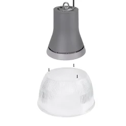 Campana LED comercial CCT - (25W / 40W / 60W / 80W) - Difusor policarbonato - UGR19 - Driver Lifud