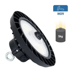 Campana LED UFO industrial 150W - CCT - 170lm/W - Driver LIFUD - IP65 - 10 años garantía