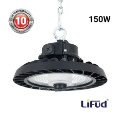 Campana LED UFO industrial 150W - CCT - 170lm/W - Driver LIFUD - IP65 - 10 años garantía