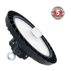Campana LED UFO industrial 200W - CCT - Con sensor de movimiento - 170lm/W - Driver LIFUD - IP65 - 5 años garantía