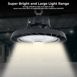 Campana LED UFO industrial 150W - CCT - Con sensor de movimiento - 170lm/W - Driver LIFUD - IP65 - 5 años garantía