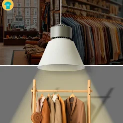 Campana LED 36W especial para moda y retail - CRI90 - 3000K - Driver KeGu