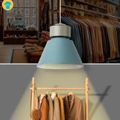 Campana LED 36W especial para moda y retail - CRI90 - 3000K - Driver KeGu