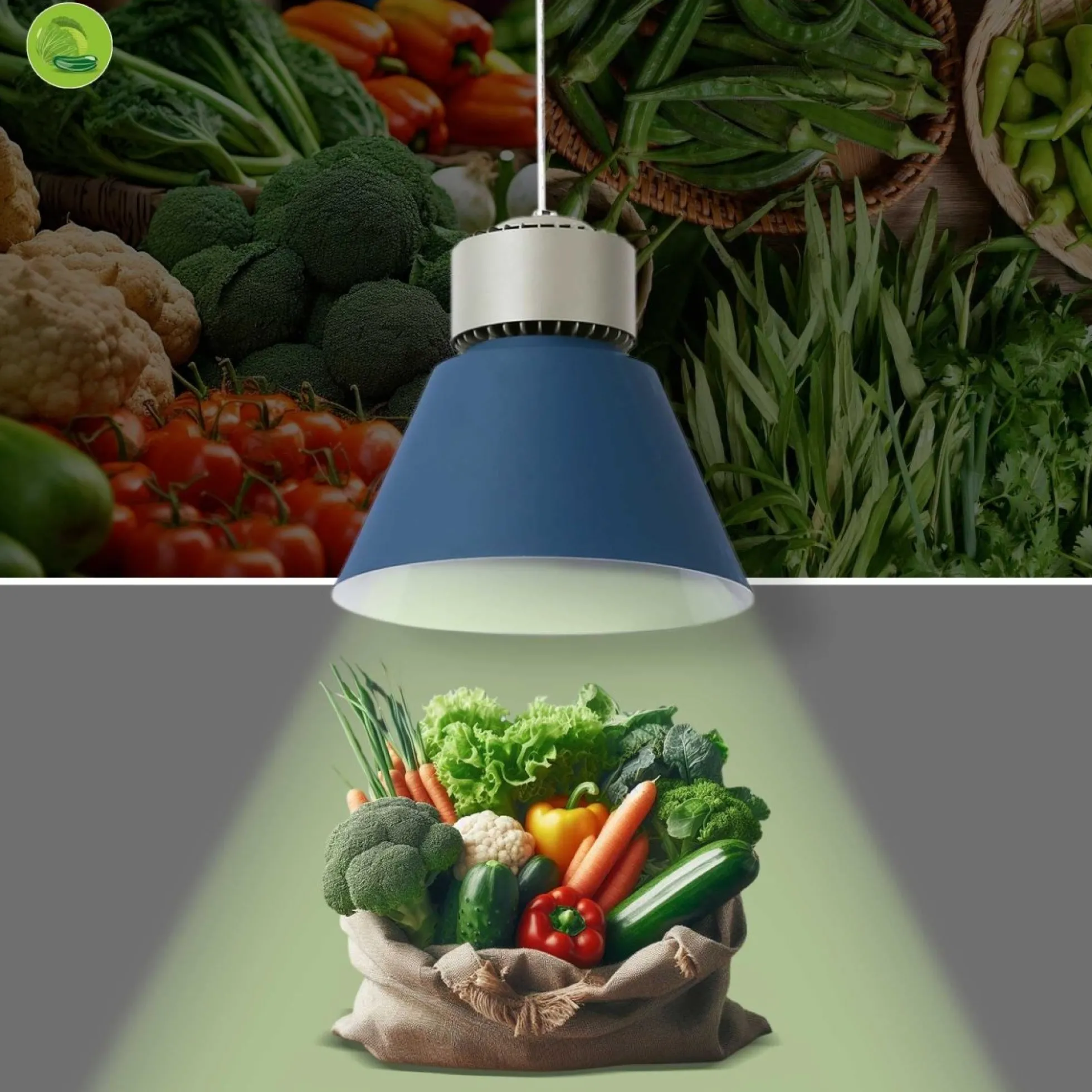 Campana LED 36W especial para verdulerías - Driver KeGu