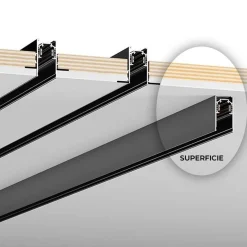 Carril magnético 20mm de superficie 48V - 2 metros