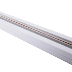 Carril monofásico de PVC para focos LED - Superficie - 2 metros