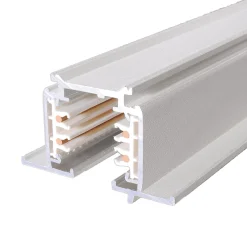 Carril trifásico empotrable para focos LED - barra 2 metros