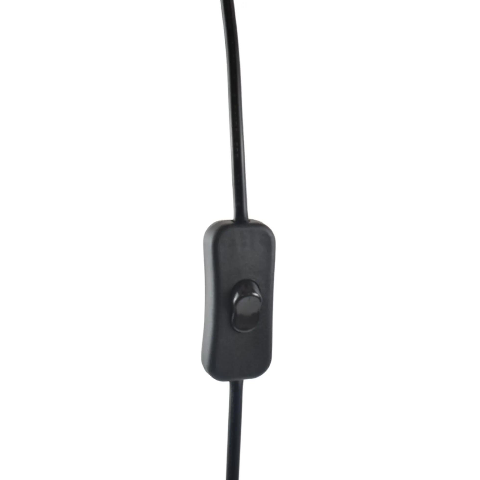 Casquillo E27 con cable de PVC, interruptor y enchufe