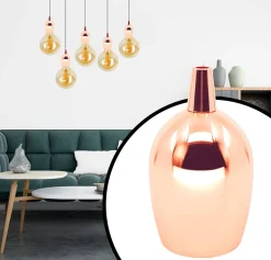 Casquillo E27 Vintage Bronce Rosado