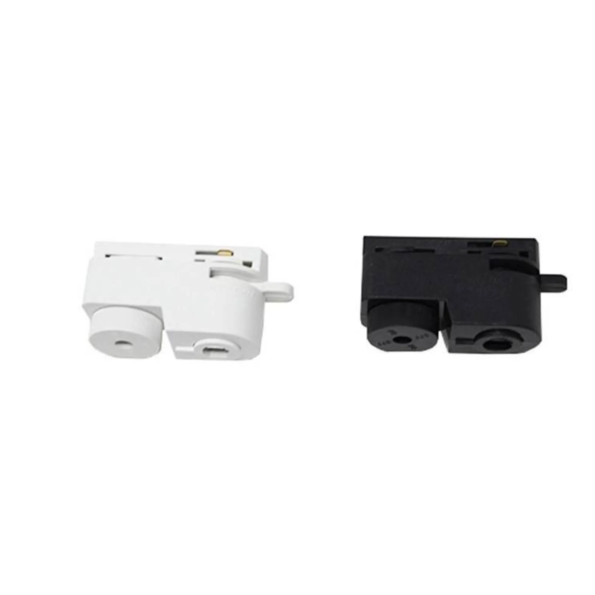 Conector adaptador a carril monofásico para luminarias