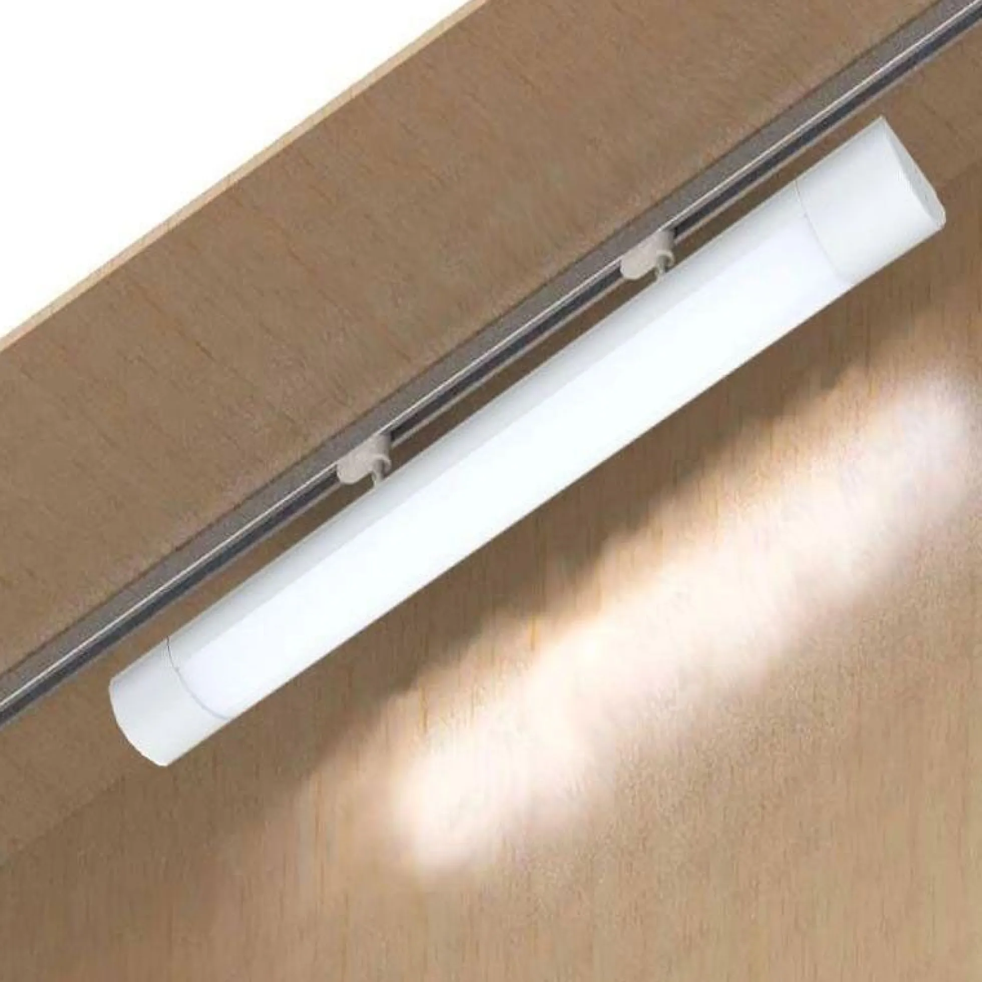 Conector adaptador a carril monofásico para luminarias