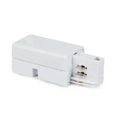 Conector de inicio para carril trifásico de superficie