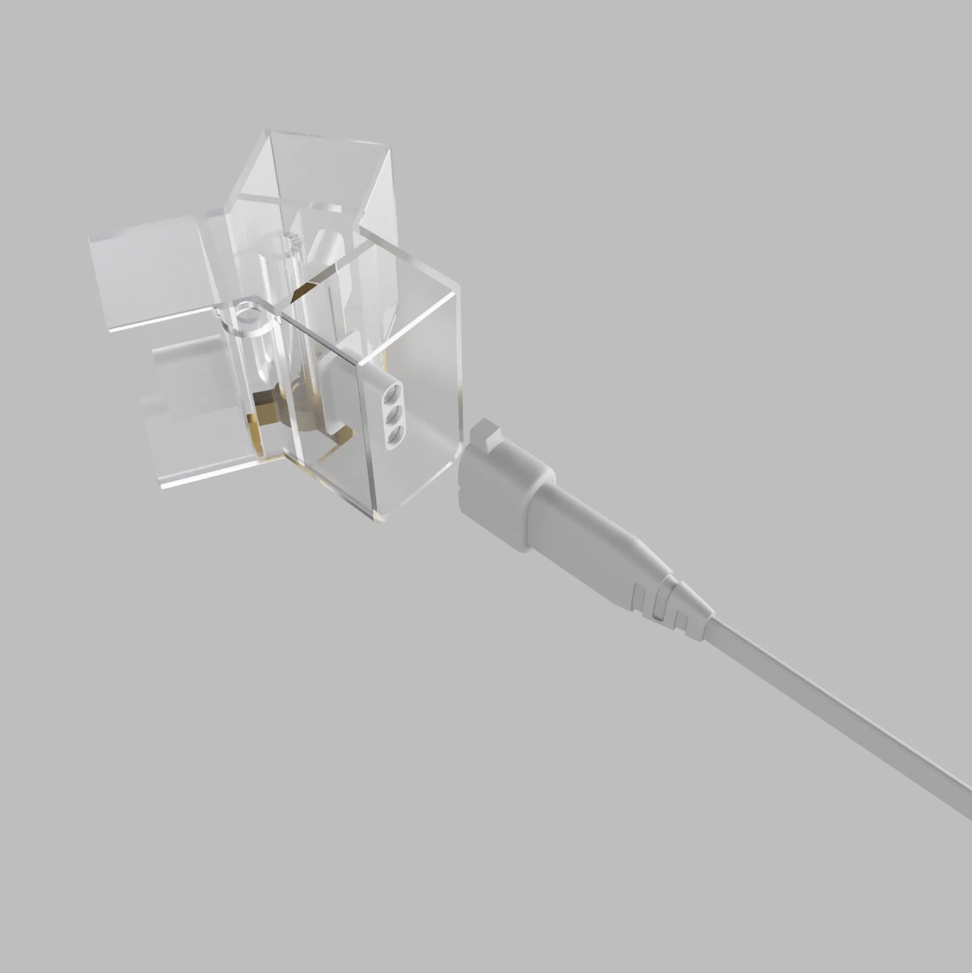 Conector de inicio para estructura hexagonal - 50 cm