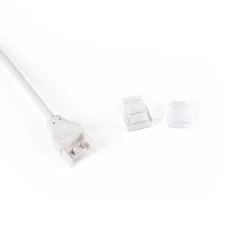 Conector de inicio + Tapón final para tira LED Monocolor IP65 - 10mm